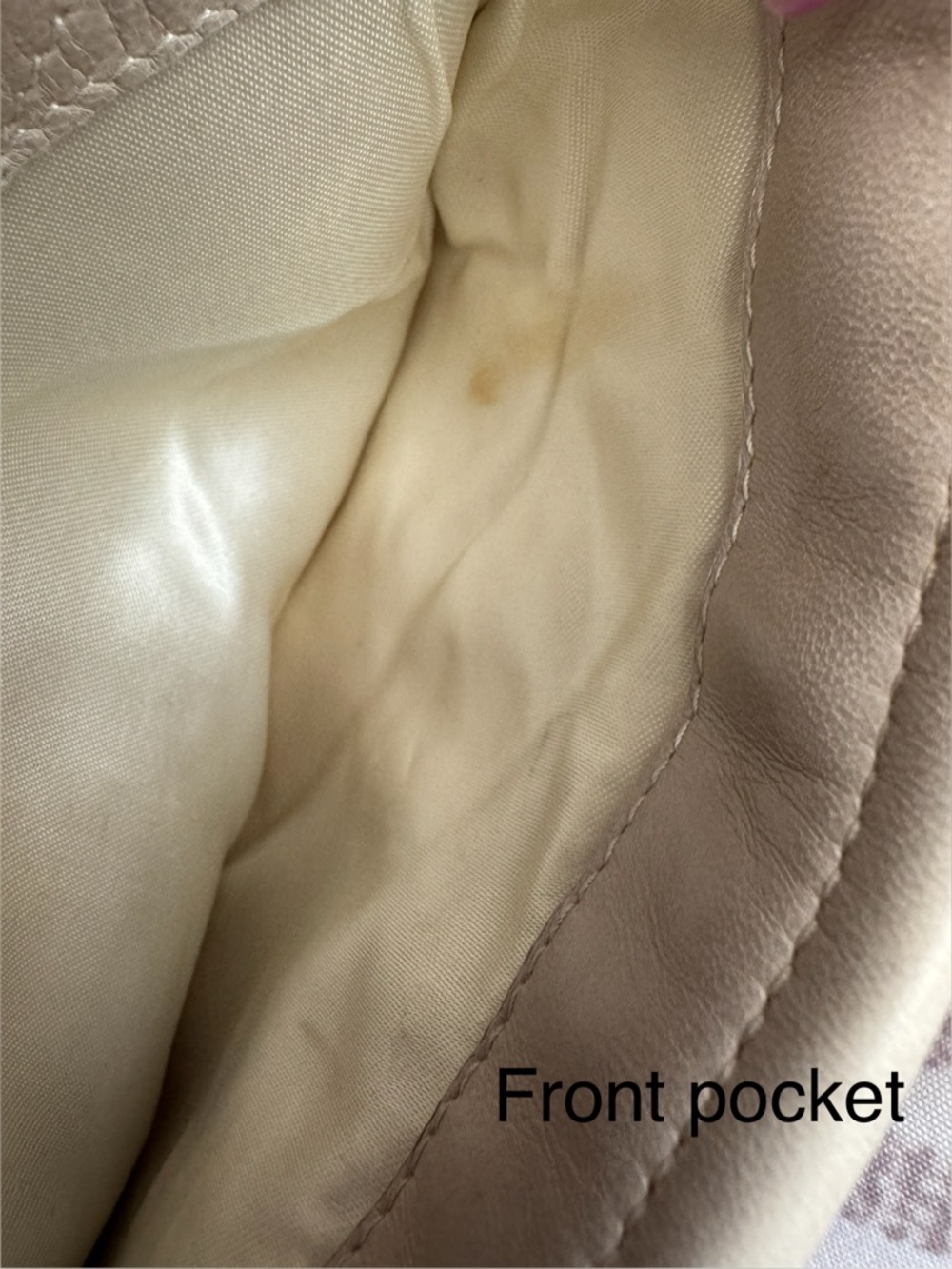 Chanel Vintage Cream Lambskin Camera Crossbody - Picture 11 of 17